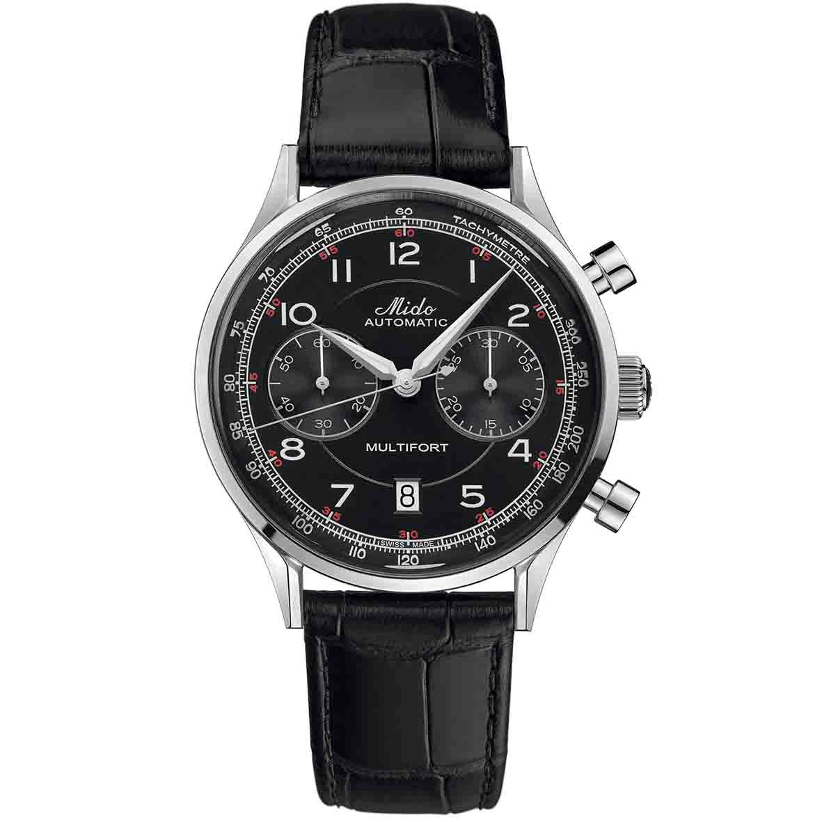 Montre Mido Multifort Patrimony Chronograph 42 Mm- M040.427.16.052.00 1 Montre Mido Multifort Patrimony Chronograph 42 Mm- M040.427.16.052.00