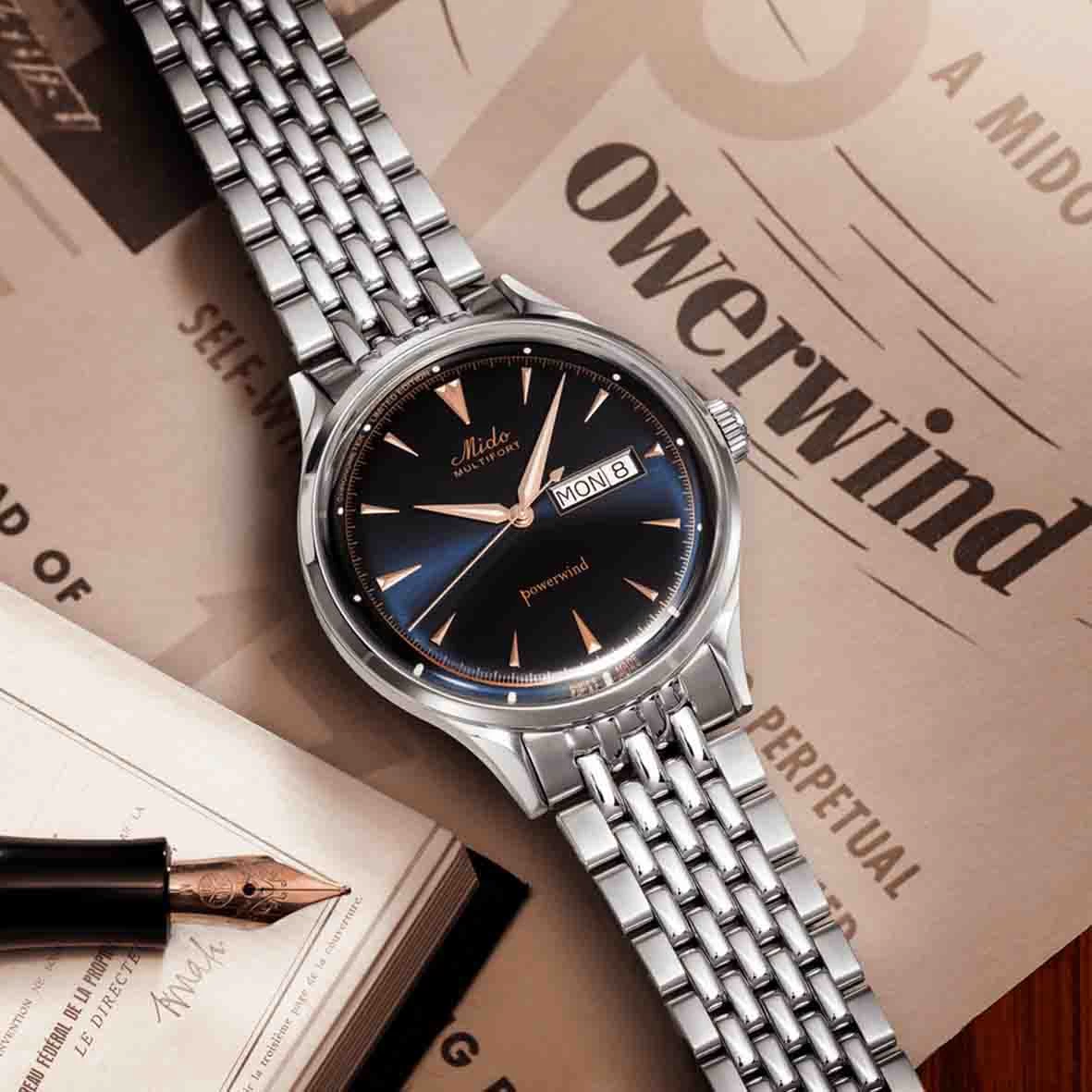 Montre Mido Multifort Powerwind- Edition Limitée 40 Mm- M040.408.11.041.00 5 Montre Mido Multifort Powerwind- Edition Limitée 40 Mm- M040.408.11.041.00 – Image 5