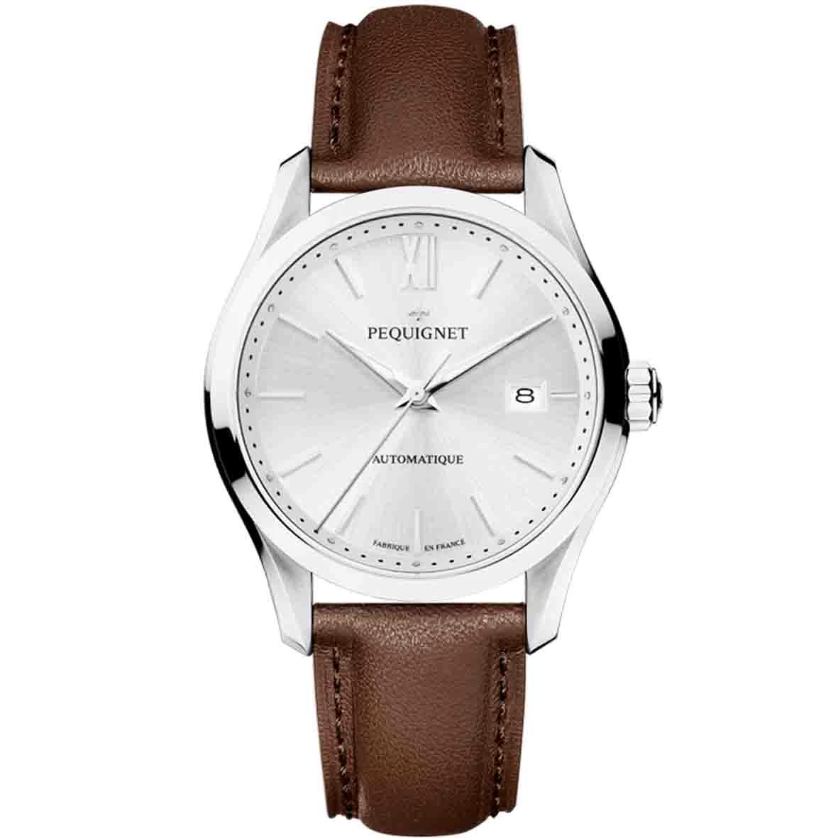 Montre Pequignet Elegance - 42 Mm Homme -4800533S-CM 1 Montre Pequignet Elegance - 42 Mm Homme -4800533S-CM