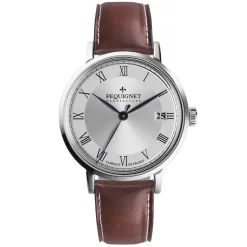 Montre Pequignet Manufacture Attitude Automatique Cadran Gris - 9060333-CM