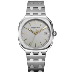 Montre Pequignet Manufacture Concorde Automatique Cadran Argent - 9046333-40