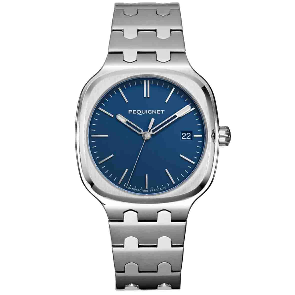 Montre Pequignet Manufacture Concorde Automatique Cadran Bleu Marine - 9040473-40 1 Montre Pequignet Manufacture Concorde Automatique Cadran Bleu Marine - 9040473-40