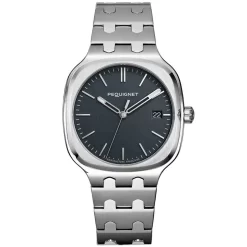 Montre Pequignet Manufacture Concorde Calibre Initial Cadran Gris Anthracite - 9040443-40