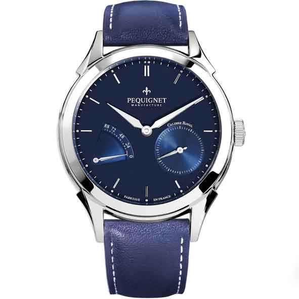 Montre Pequignet Royale Origine Automatique Cadran Bleu - 9010173-CB 1 Montre Pequignet Royale Origine Automatique Cadran Bleu - 9010173-CB