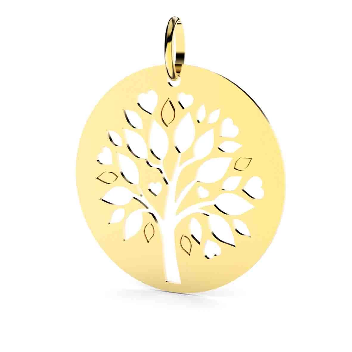 Pendentif Arbre De Vie Or Jaune - 25 Mm -Delphine - XMB125 1 Pendentif Arbre De Vie Or Jaune - 25 Mm -Delphine - XMB125