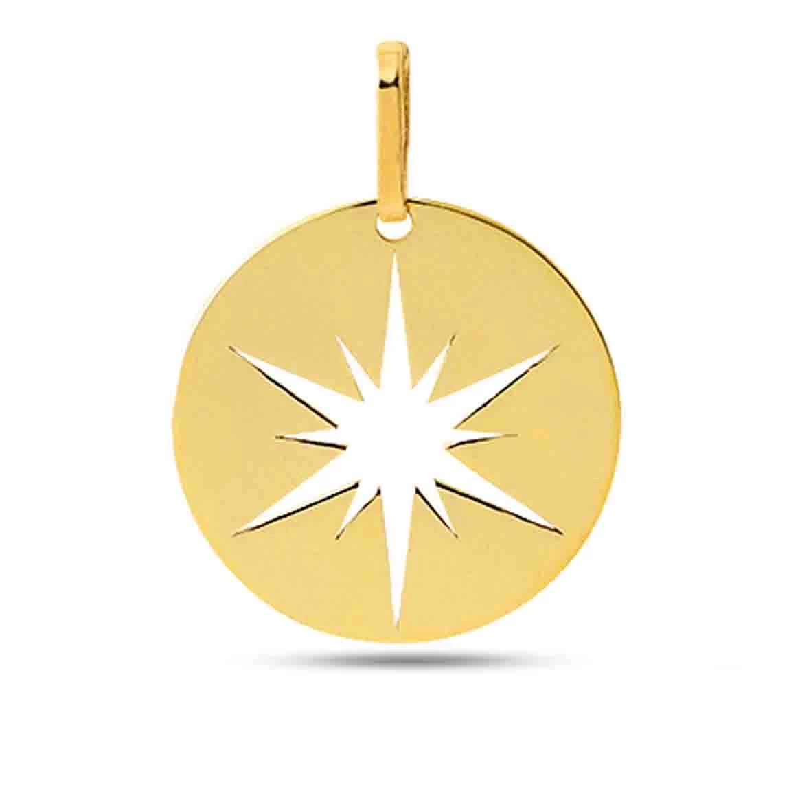 Pendentif Ascendance Or Jaune - 20 Mm -Misako - XM1093 1 Pendentif Ascendance Or Jaune - 20 Mm -Misako - XM1093