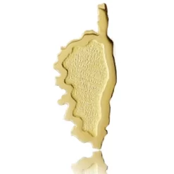 Pendentif Corse Or Blanc Sirèna - XPGM4