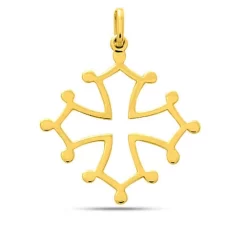 Pendentif Croix Occitane En Or Jaune Or Jaune Larissa