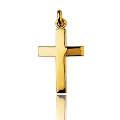 Pendentif Croix Or Jaune Anna