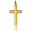 Pendentif Croix Or Jaune Océania