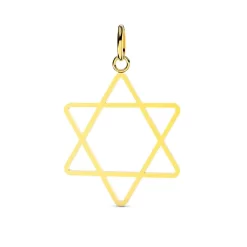 Pendentif Etoile De David En Or Jaune - Destinée -XPB1025