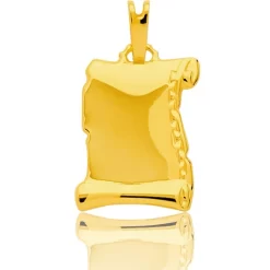 Pendentif Parchemin Or Jaune Or Jaune - -Silvia - 2912.3