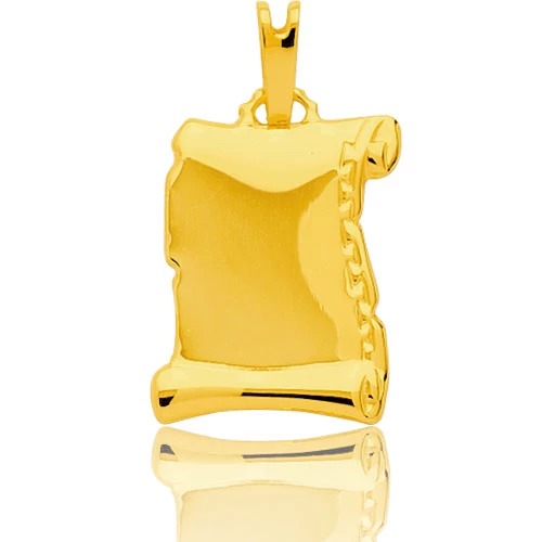 Pendentif Parchemin Or Jaune Or Jaune - -Silvia - 2912.3 1 Pendentif Parchemin Or Jaune Or Jaune - -Silvia - 2912.3