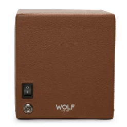 Remontoir Montre Wolf 1834 - Cub Winder With Cover - Cognac - 461127 -Hamilton Magasin ori remontoir montre wolf 1834 cub winder with cover cognac 461127 40910 57386